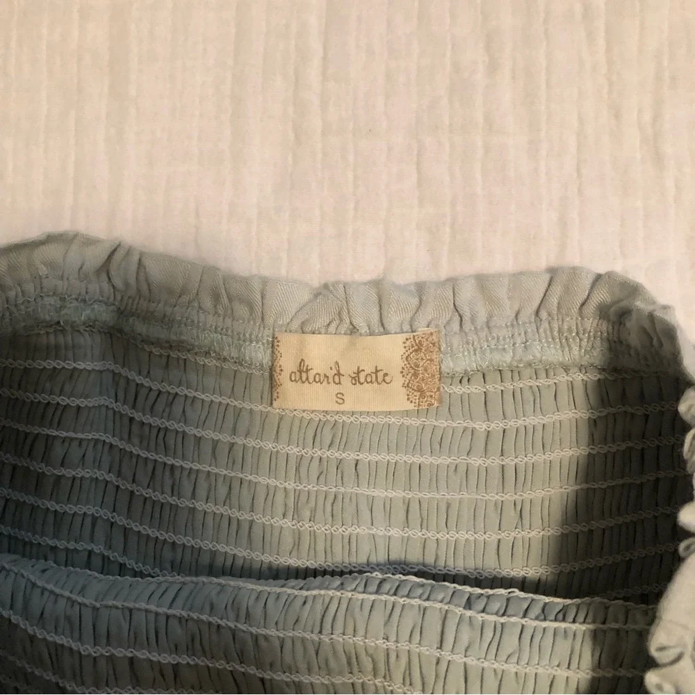 Blue Ruffle Skirt - Picture 5 of 6